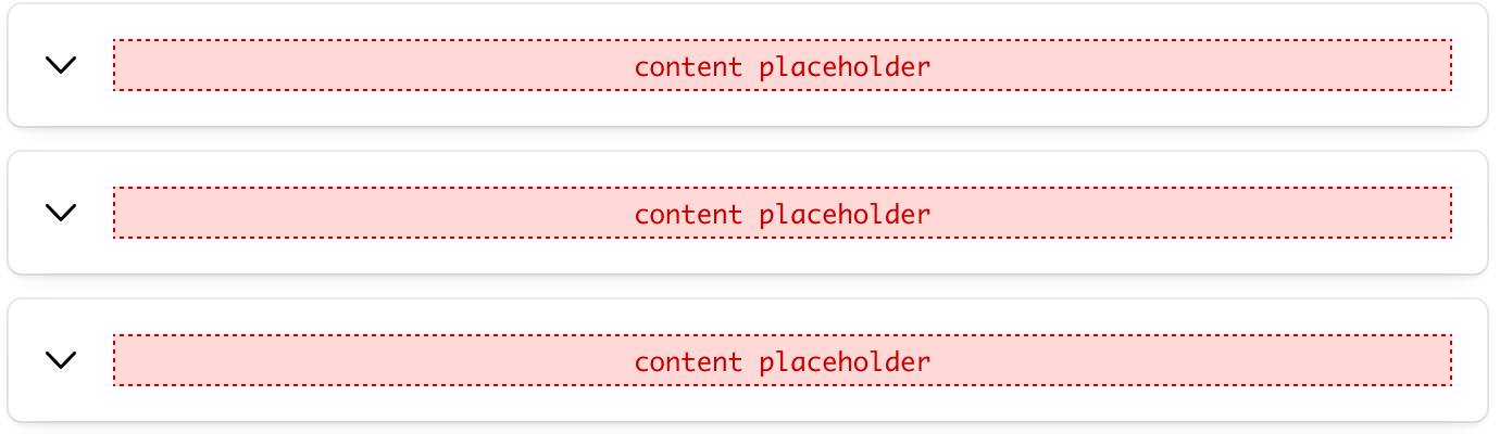 Example of toggle content