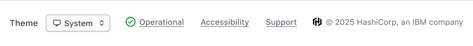 Example of what additional content can go in the App Footer