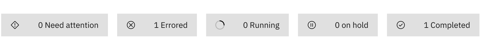 An example of when to pair multiple secondary-muted buttons together.