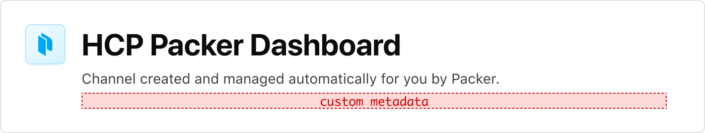 Page Header custom metadata