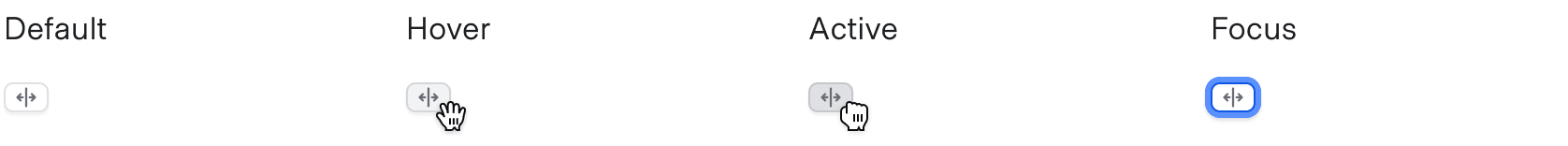 Drag handle states